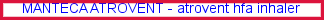 atrovent or albuterol, atrovent